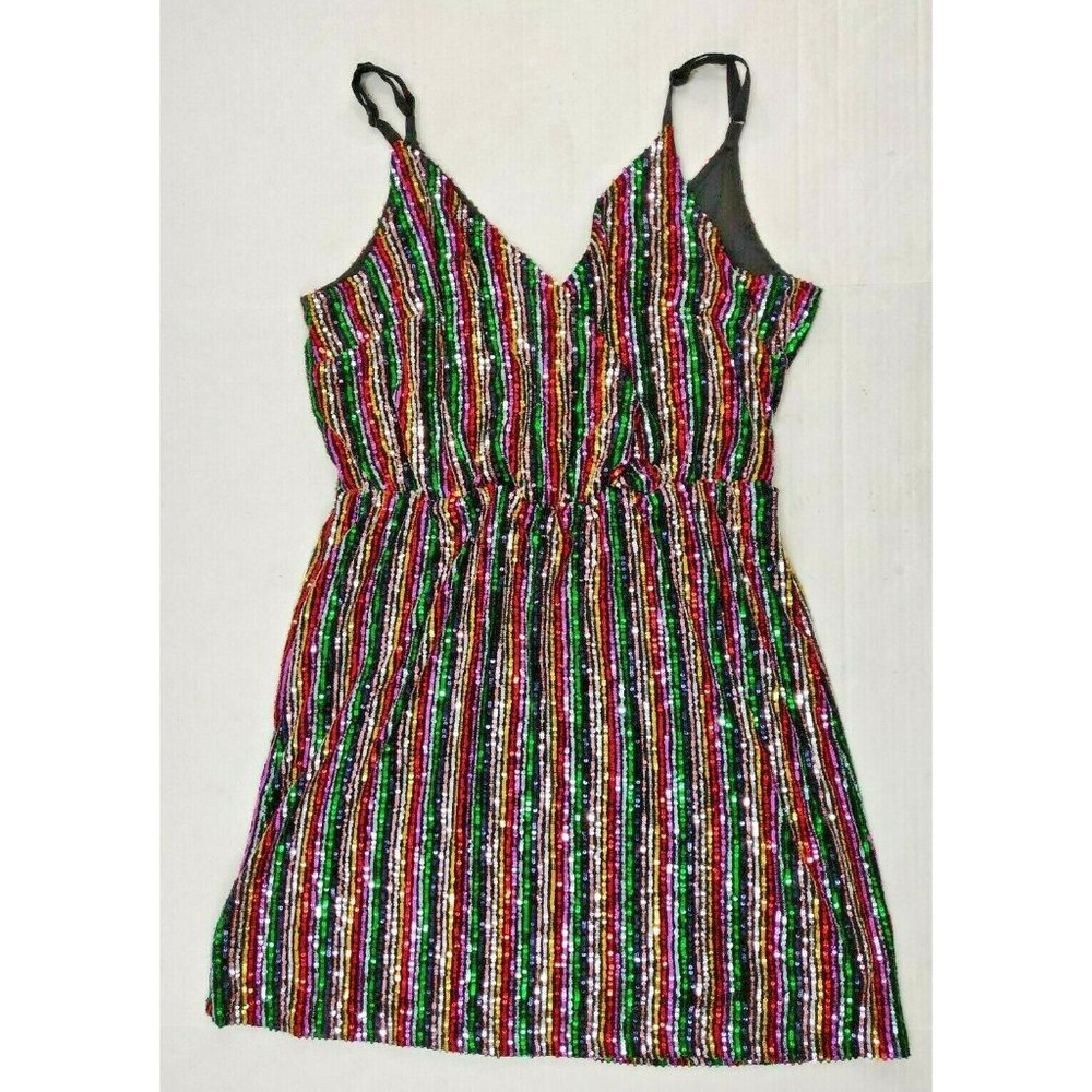 Sanctuary Womens Minidress XLarge Rainbow Prism - Picture 7 of 14